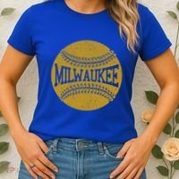 Milwaukee Baseball Fan Women's T-Shirt thumb 2