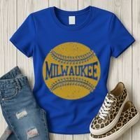 Milwaukee Baseball Fan Women's T-Shirt thumb 3