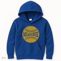 Milwaukee Baseball Fan Kids Hoodie thumb 0