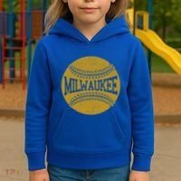 Milwaukee Baseball Fan Kids Hoodie thumb 3
