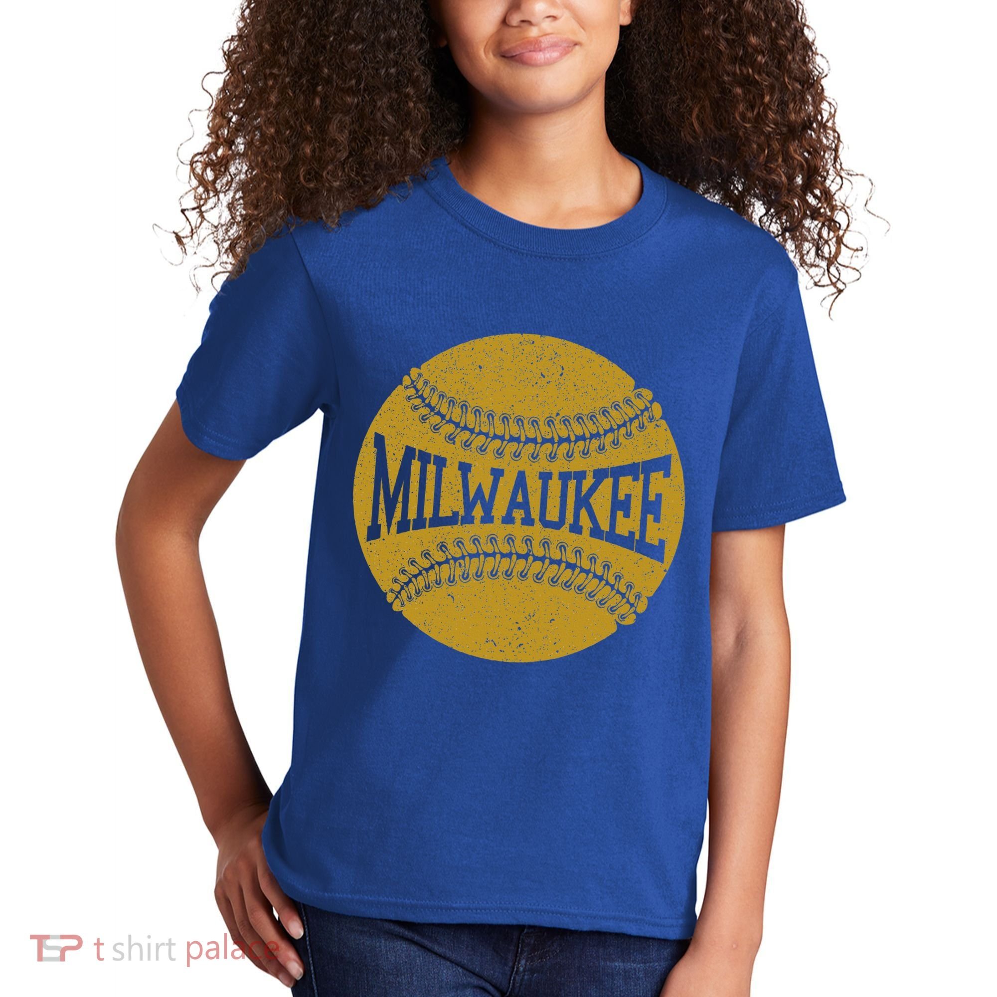 Milwaukee Baseball Fan Kids T-Shirt