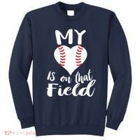 My Love Is On The Field Baseball Sweatshirt thumb 0