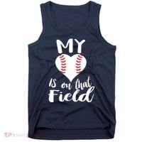 My Love Is On The Field Baseball Tank Top thumb 0