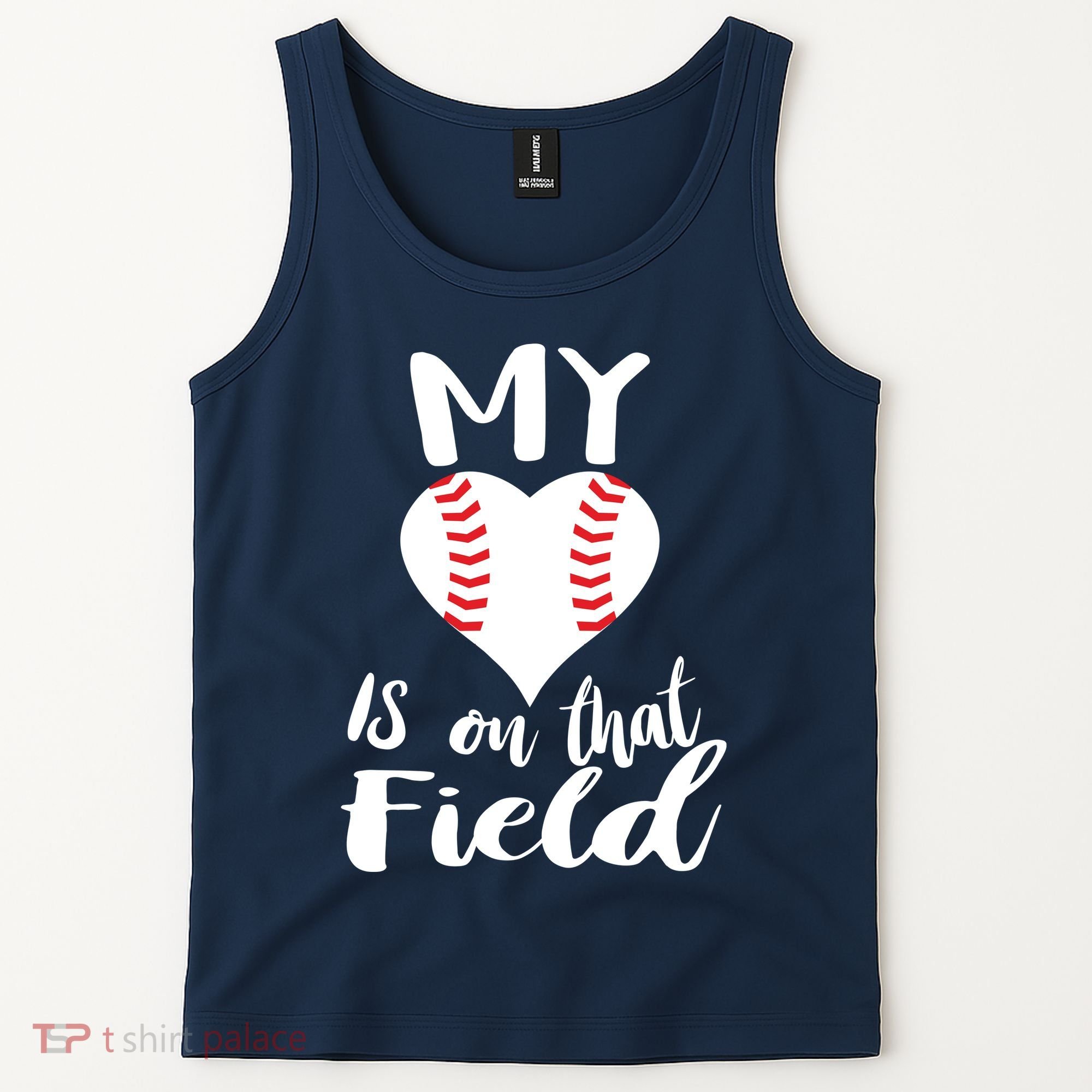 My Love Is On The Field Baseball Tank Top