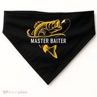 Master Baiter Funny Fishing USA-Made Doggie Bandana thumb 0