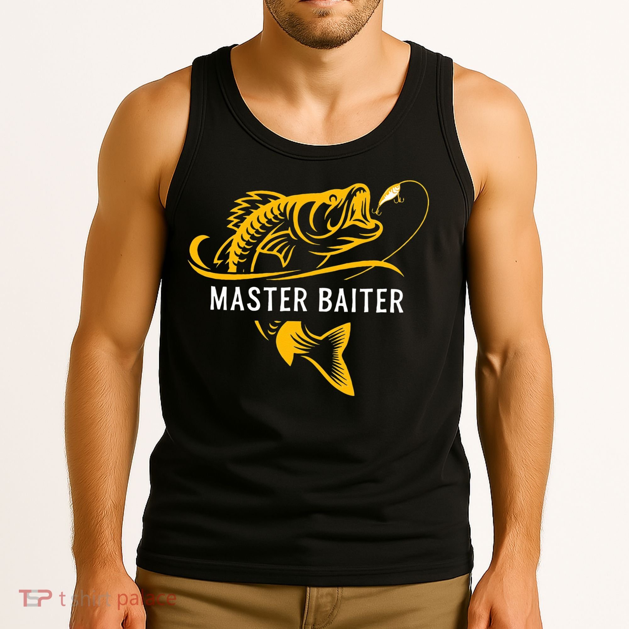 Master Baiter Funny Fishing Tank Top
