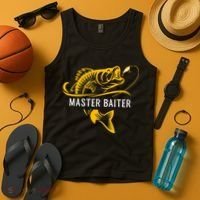 Master Baiter Funny Fishing Tank Top thumb 4