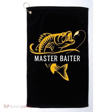 Master Baiter Funny Fishing Golf Towel