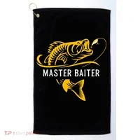 Master Baiter Funny Fishing Golf Towel thumb 0