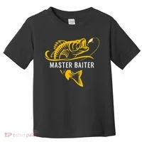 Master Baiter Funny Fishing Toddler T-Shirt thumb 0