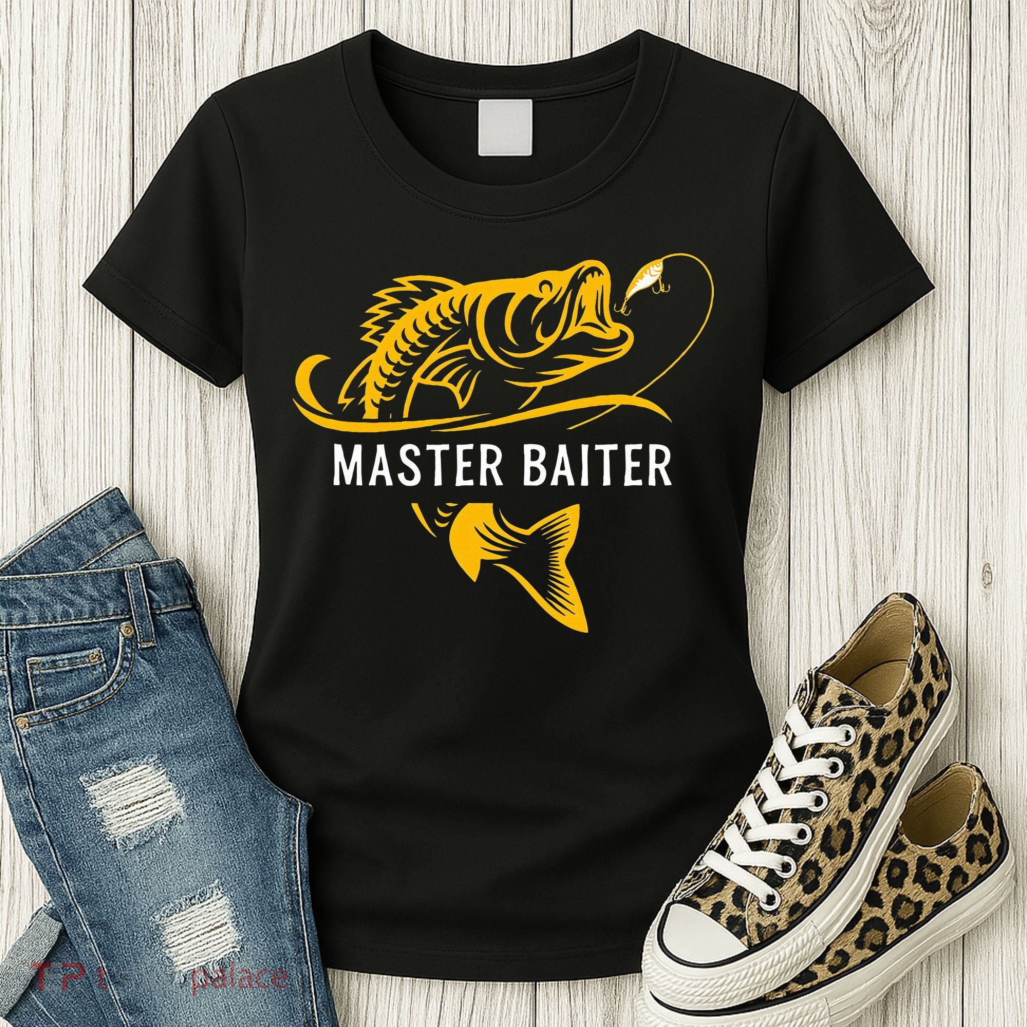 Master Baiter Funny Fishing Women's T-Shirt