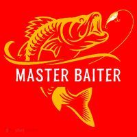Master Baiter Funny Fishing Santa Hat thumb 1