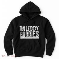 Muddy Buddies Funny Mud Runner Mudder Mud Team Hoodie thumb 0