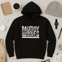 Muddy Buddies Funny Mud Runner Mudder Mud Team Hoodie thumb 3