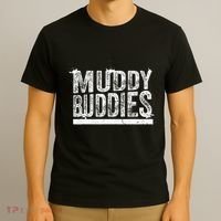 Muddy Buddies Funny Mud Runner Mudder Mud Team T-Shirt thumb 3
