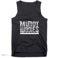 Muddy Buddies Funny Mud Runner Mudder Mud Team Tank Top thumb 0