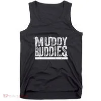 Muddy Buddies Funny Mud Runner Mudder Mud Team Tank Top thumb 0