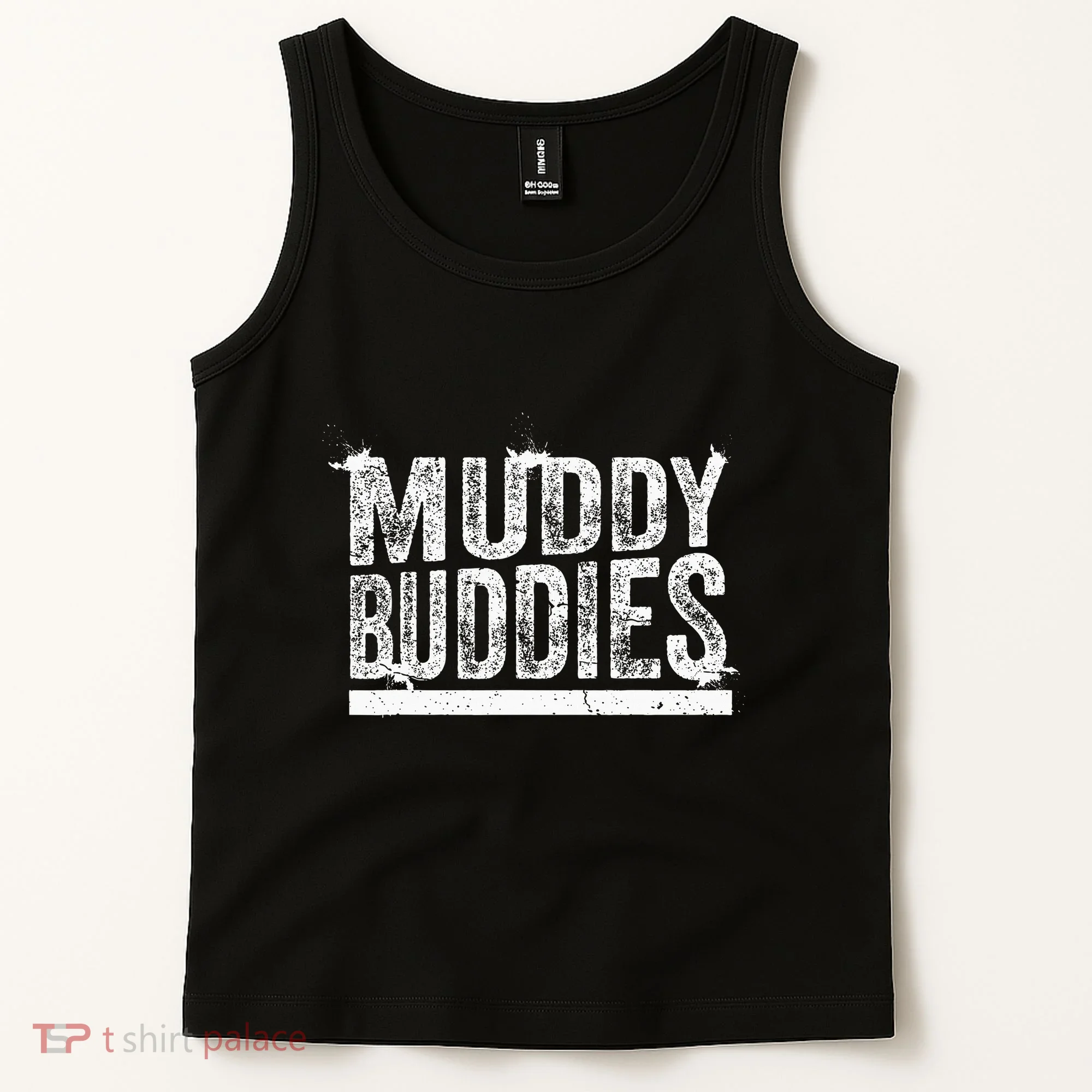 Muddy Buddies Funny Mud Runner Mudder Mud Team Tank Top