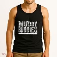 Muddy Buddies Funny Mud Runner Mudder Mud Team Tank Top thumb 3