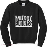 Muddy Buddies Funny Mud Runner Mudder Mud Team Kids Sweatshirt thumb 0