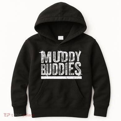Muddy Buddies Funny Mud Runner Mudder Mud Team Kids Hoodie