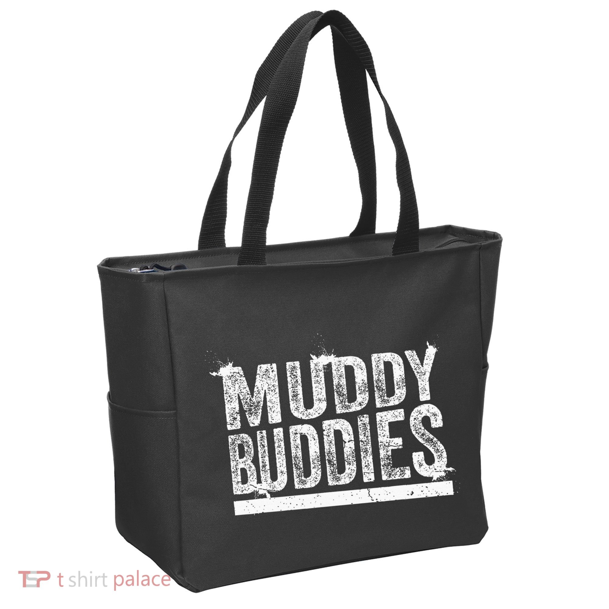 Muddy Buddies Funny Mud Runner Mudder Mud Team Tote Bag