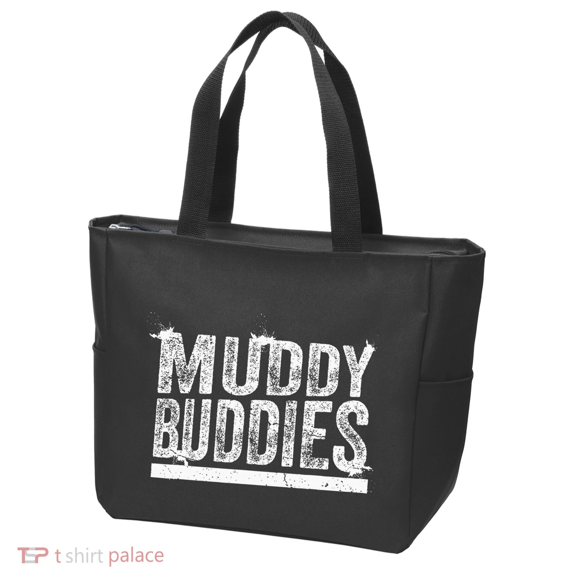 Muddy Buddies Funny Mud Runner Mudder Mud Team Tote Bag