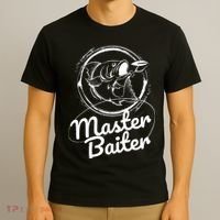 Master Baiter Fishing Funny Fish T-Shirt thumb 3