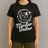 Master Baiter Fishing Funny Fish T-Shirt thumb 4