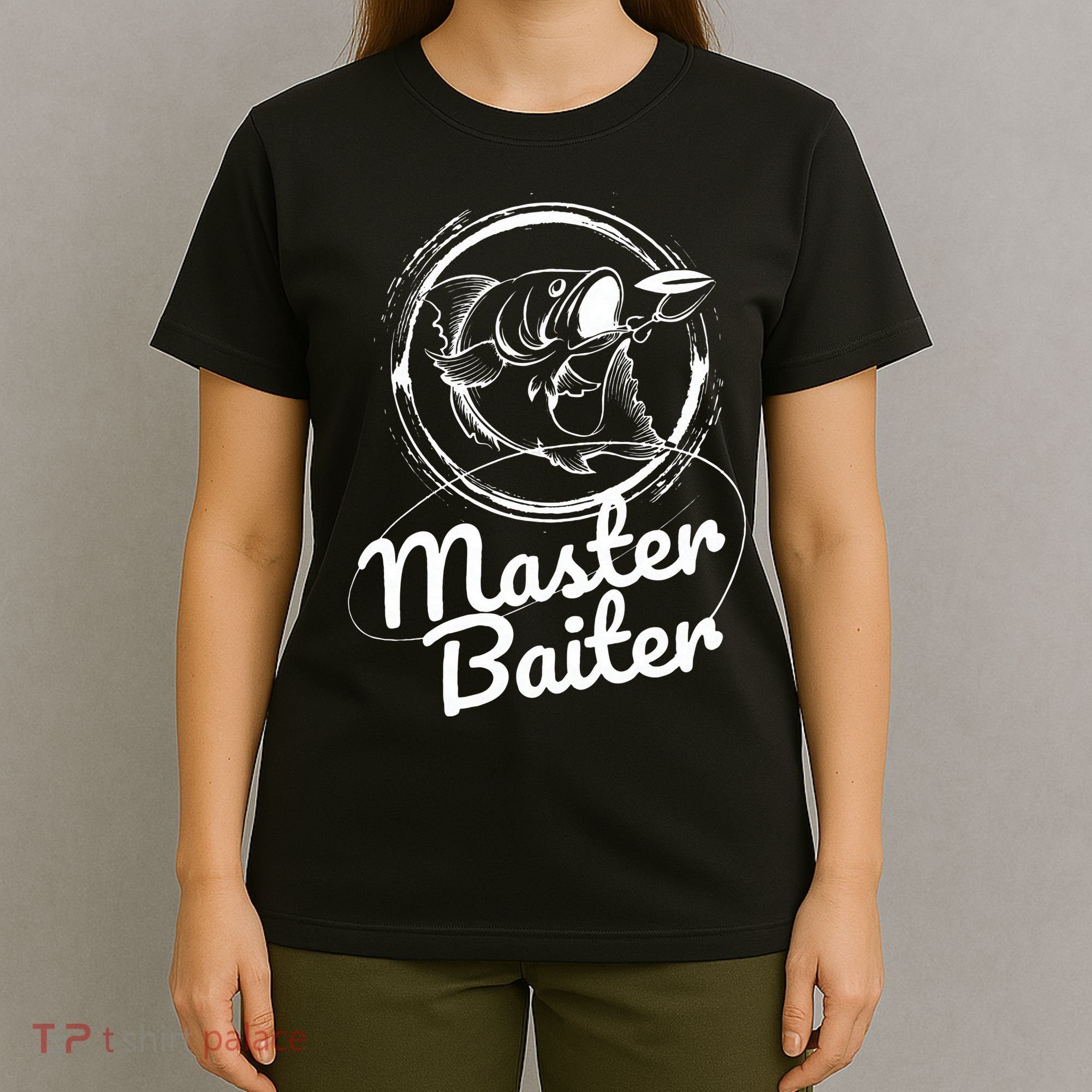 Master Baiter Fishing Funny Fish T-Shirt