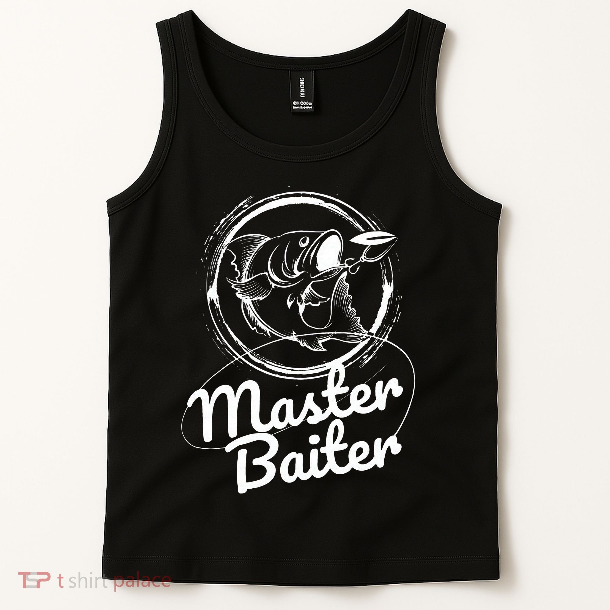 Master Baiter Fishing Funny Fish Tank Top