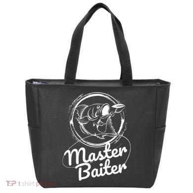 Master Baiter Fishing Funny Fish Tote Bag