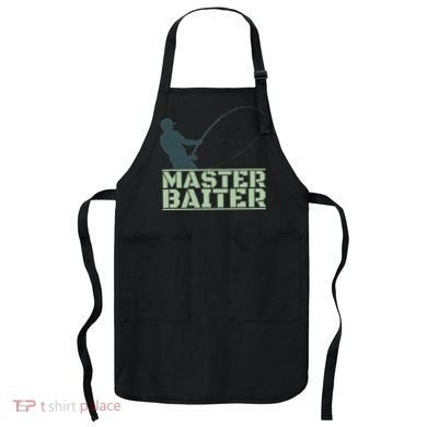 Master Baiter For Fishing Funny Apron