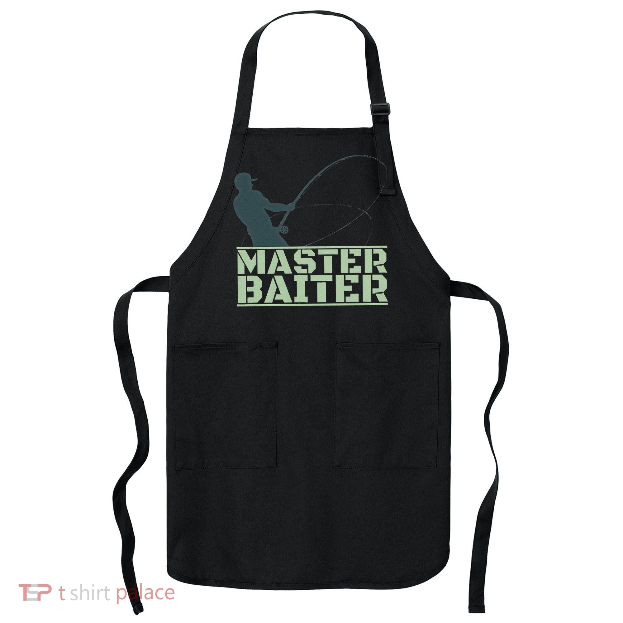 Master Baiter For Fishing Funny Apron