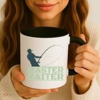 Master Baiter For Fishing Funny Coffee Mug thumb 3