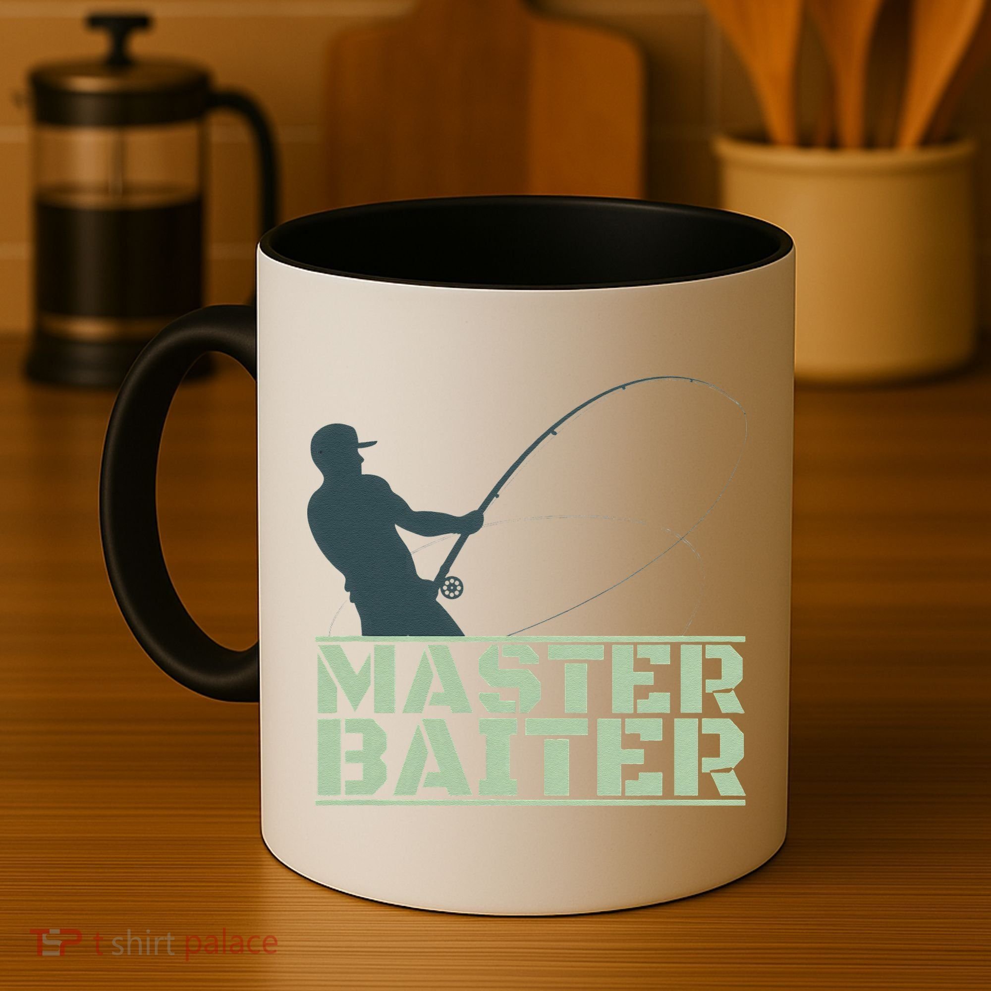 Master Baiter For Fishing Funny Coffee Mug