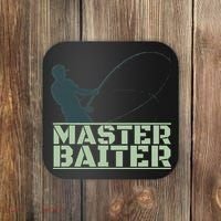 Master Baiter For Fishing Funny Coaster thumb 0