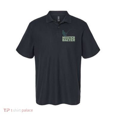 Master Baiter For Fishing Funny Polo