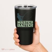 Master Baiter For Fishing Funny Tumbler thumb 2
