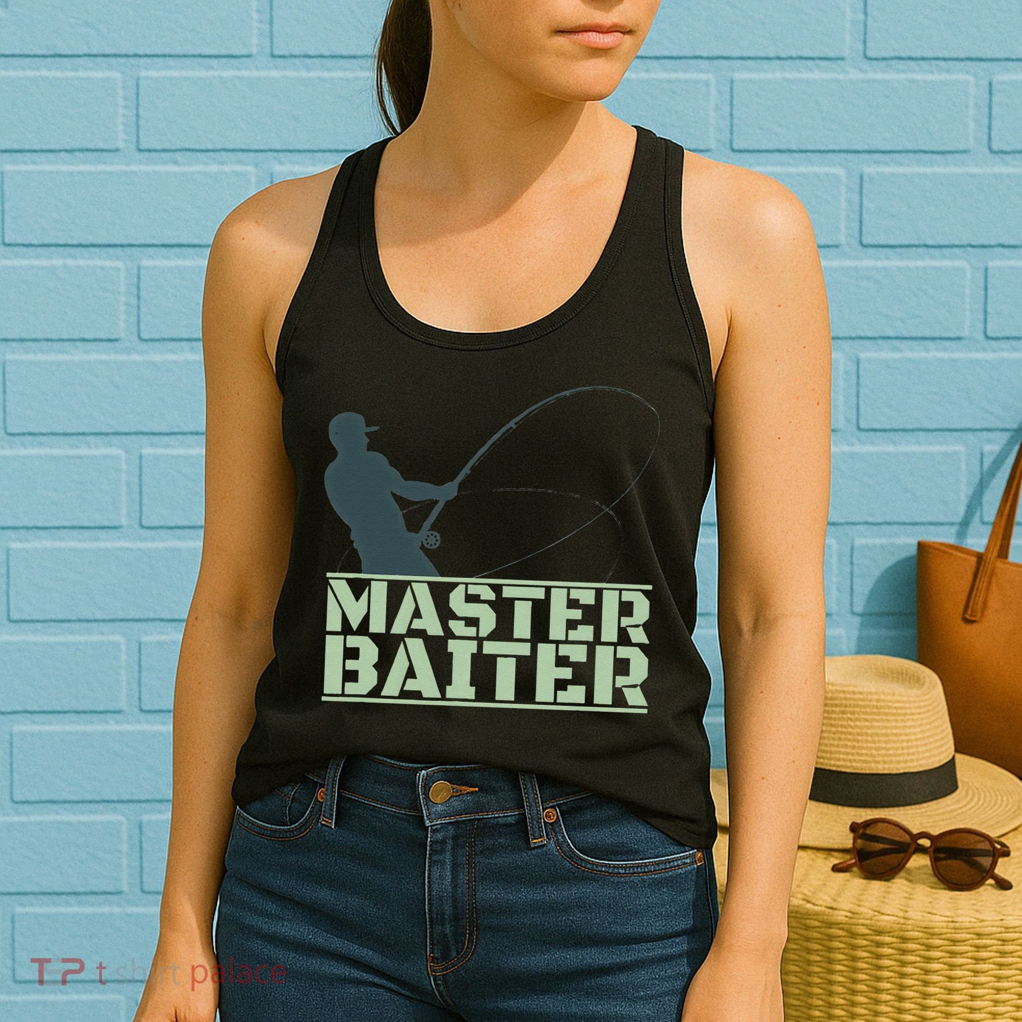 Master Baiter For Fishing Funny Women's Tank Top
