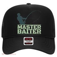 Master Baiter For Fishing Funny Hat thumb 0