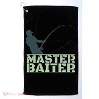 Master Baiter For Fishing Funny Golf Towel thumb 0