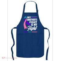 My Brother's Fight Is My Fight Thyroid Cancer Awareness Cute Gift Apron thumb 0