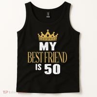 My Best Friend Is 50 Years Old 50th Birthday Party Matching Tank Top thumb 2