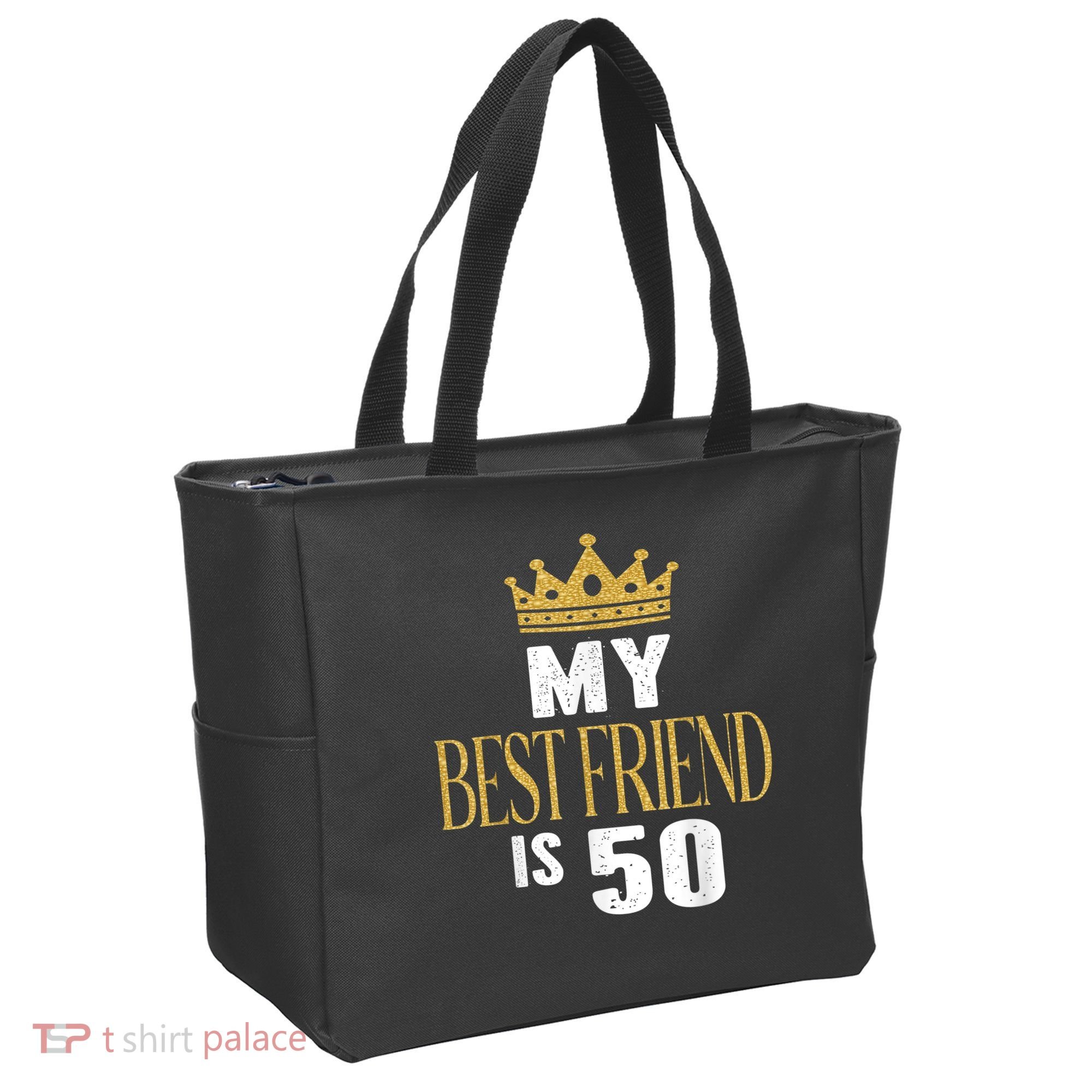 My Best Friend Is 50 Years Old 50th Birthday Party Matching Tote Bag