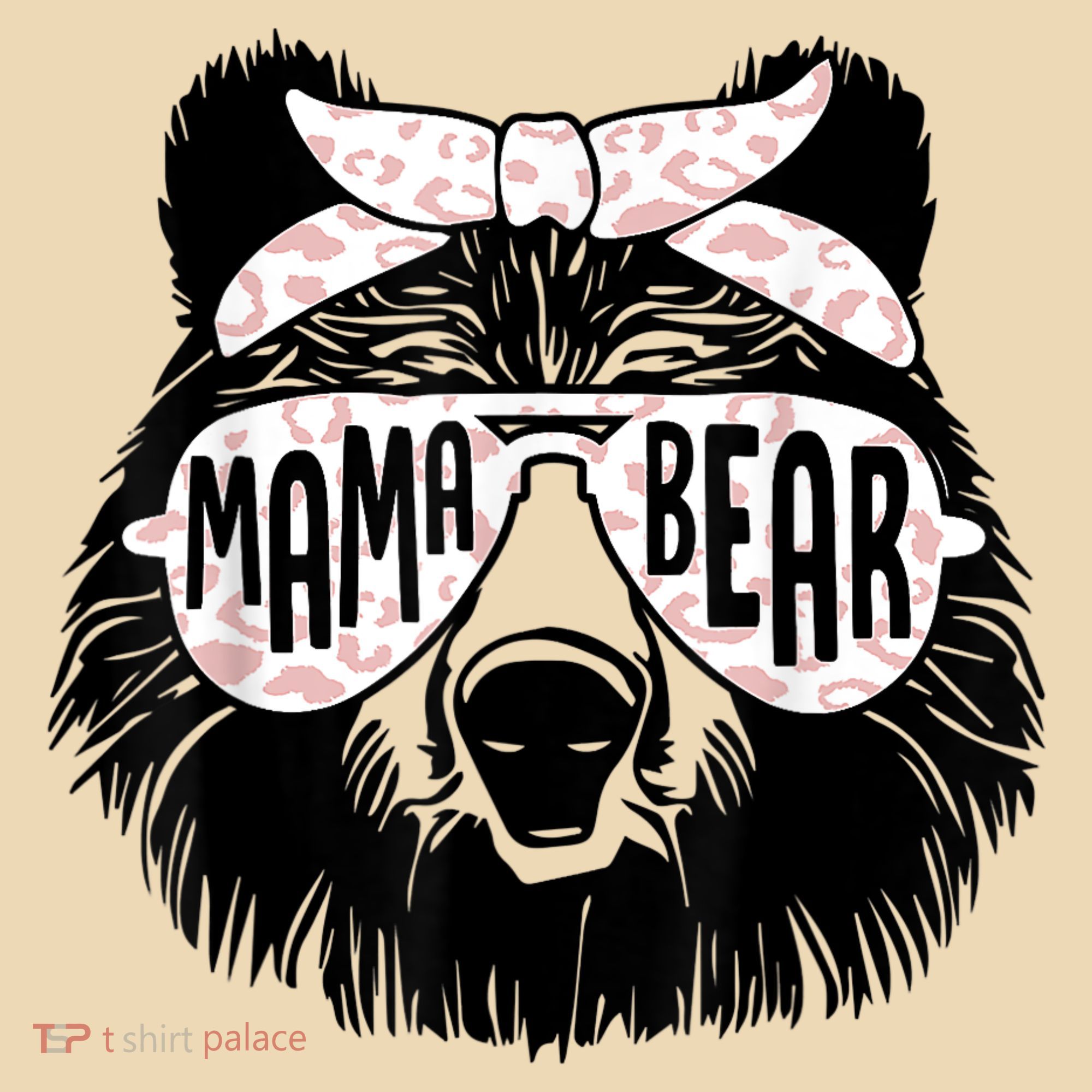 Mama Bear Face Sunglasses Mother Mom Mommy Mother's Day Tote Bag