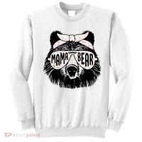 Mama Bear Face Sunglasses Mother Mom Mommy Mother's Day Sweatshirt thumb 0
