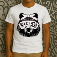 Mama Bear Face Sunglasses Mother Mom Mommy Mother's Day T-Shirt thumb 3