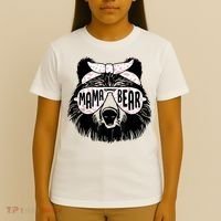 Mama Bear Face Sunglasses Mother Mom Mommy Mother's Day T-Shirt thumb 4