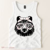 Mama Bear Face Sunglasses Mother Mom Mommy Mother's Day Tank Top thumb 2